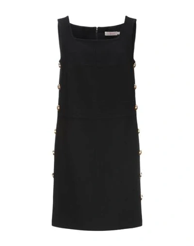 Shop Tory Burch Short Dress In Black
