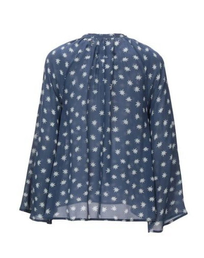 Shop Lily And Lionel Blouse In Blue