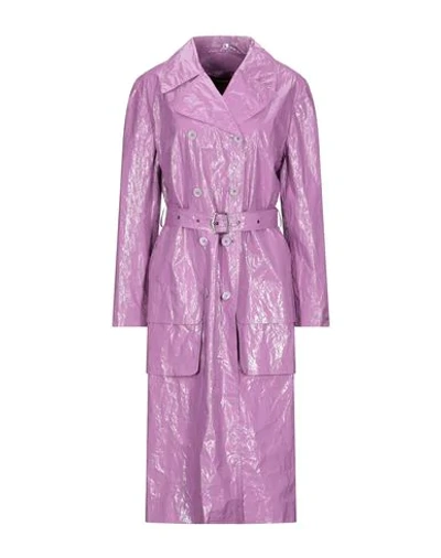 Shop Sies Marjan Overcoats In Lilac