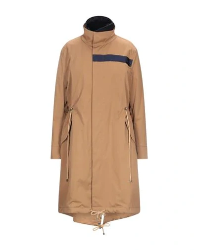 Shop High By Claire Campbell Coats In Khaki