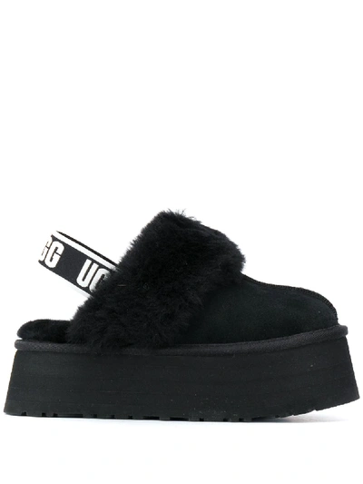 Shop Ugg Sling-back Slipper Shoes In Black