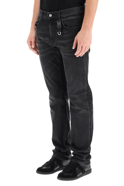 Shop Alyx Jeans With Buckle In Black