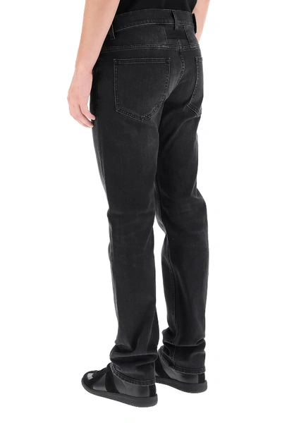 Shop Alyx Jeans With Buckle In Black