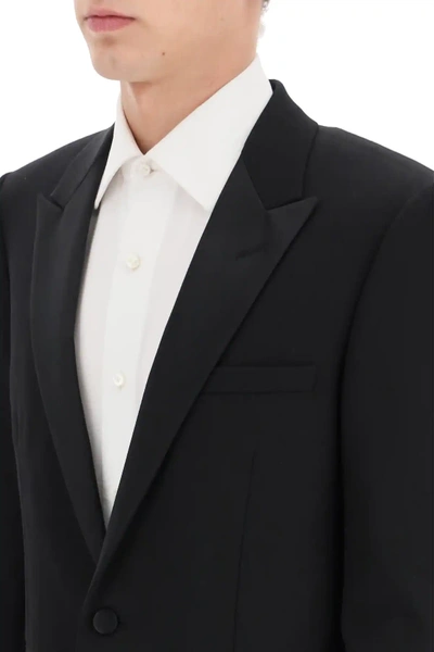 Shop Saint Laurent Tuxedo Suit In Black