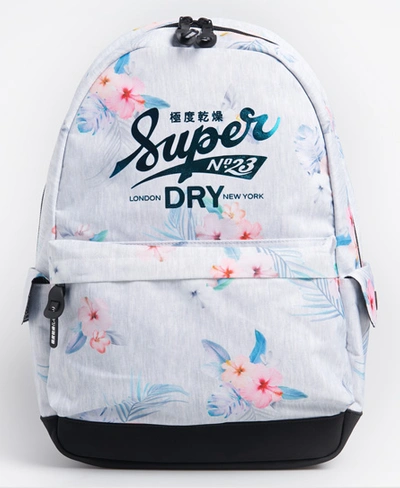 Shop Superdry Tropical 23 Montana Rucksack Mit Durchgehendem Print In Grey