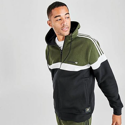 ballet Lagring arrestordre Adidas Originals Nutasca Zx Full-zip Hoodie In Night Cargo/black | ModeSens