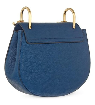 Shop Chloé Drew Mini Shoulder Bag In Factory+blue