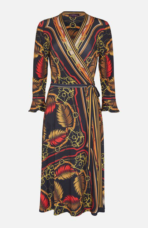 hale bob wrap dress