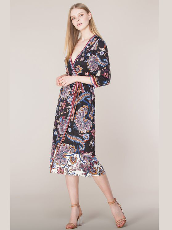hale bob wrap dress