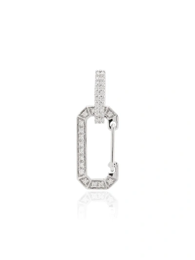 Shop Eéra 18kt White Gold Chiara Diamond Earring