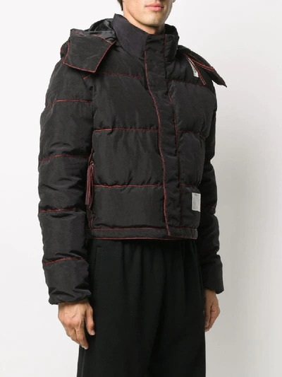 Shop Kanghyuk Readymade Airbag Puffer Jacket In Black