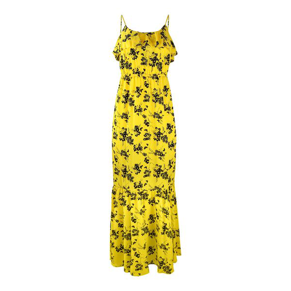 michael kors yellow dress