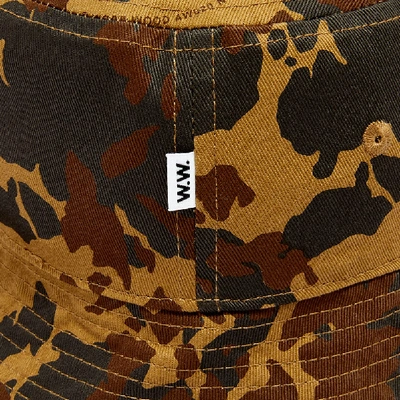 Shop Wood Wood All Over Camo Print Bucket Hat In Green