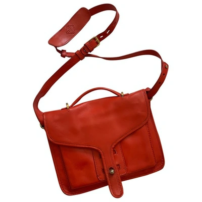 Pre-owned Opening Ceremony Leather Crossbody Bag In Red
