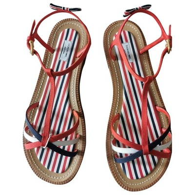 Pre-owned Thom Browne Multicolour Leather Sandals