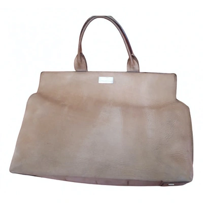 Pre-owned Lalique Camel Leather Handbag