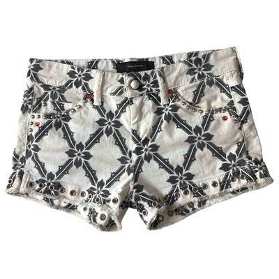 Pre-owned Isabel Marant White Cotton Shorts
