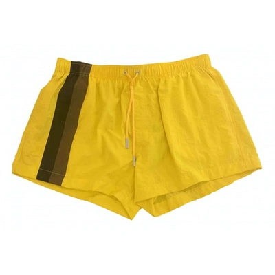 Pre-owned Fendi Yellow Swimwear
