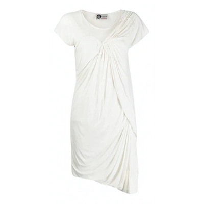 Pre-owned Lanvin Mini Dress In White