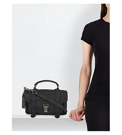 Shop Proenza Schouler Ps1 Tiny Satchel In Black