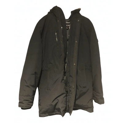 Pre-owned Michael Kors Black Polyester Coat