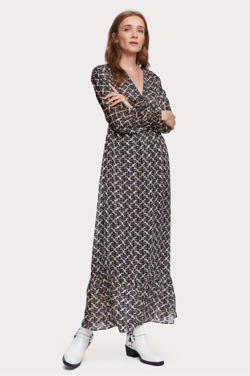 maison scotch maxi dress