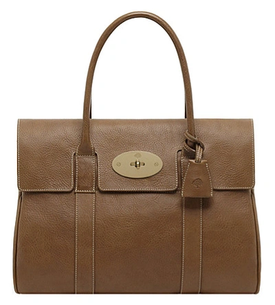 Mulberry Small Bayswater Satchel In Oak