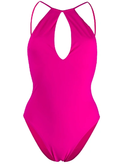 Shop Sian Swimwear 'marina' Badeanzug Mit Cut-outs In Pink