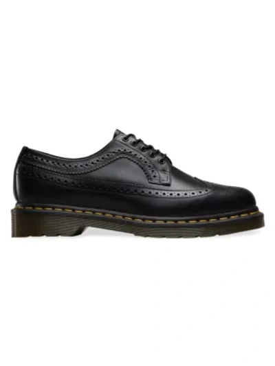 Shop Dr. Martens' Originals 3989 Ys Leather Brogues In Black