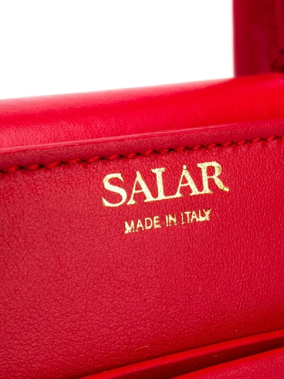 Shop Salar Bella Logo-print Tote In Red