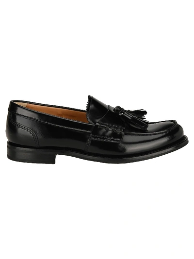 Shop Church's Tiverton Loafers In Black