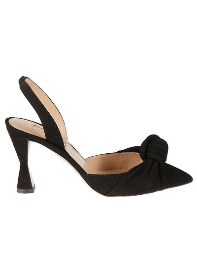 Shop Aquazzura Kiki Sling Pumps In Black