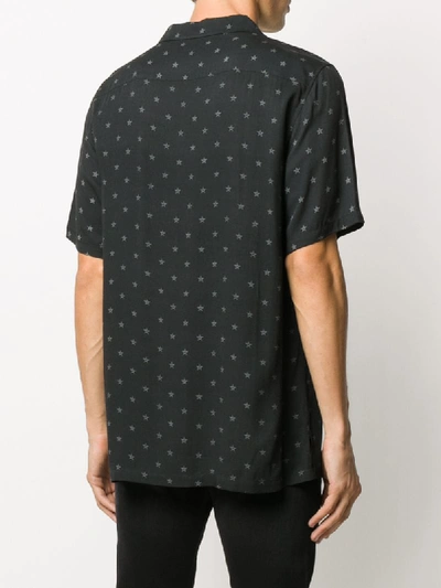 Shop Ksubi Star Resort Short-sleeved Shirt In Black