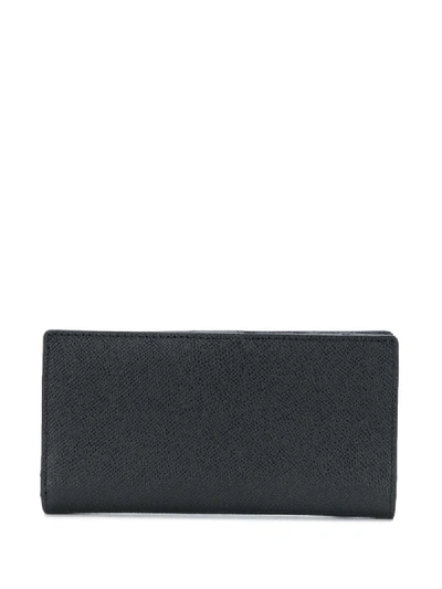Shop Rebecca Minkoff Gabby Textured-effect Wallet In Black