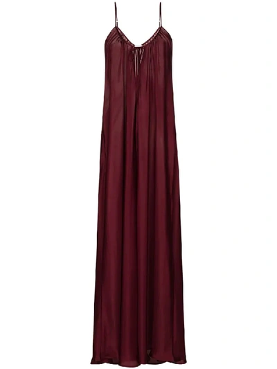 Shop Pour Les Femmes Paris Maxi Dress In Purple