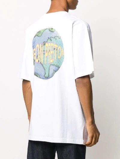 Shop Heron Preston Oversized Graphic T-shirt In White