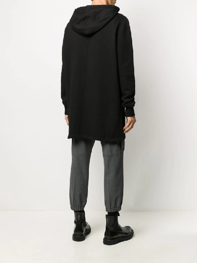 Shop Rick Owens Drkshdw Text-print Hoodie In Black