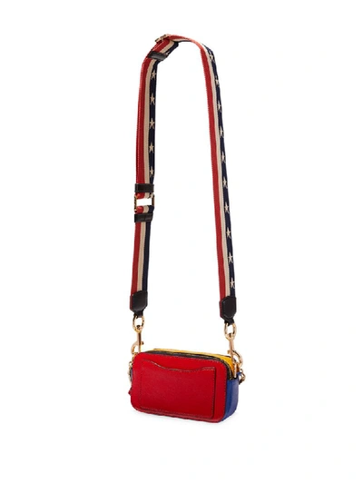 Shop Marc Jacobs The Snapshot Usa Crossbody Bag In Red