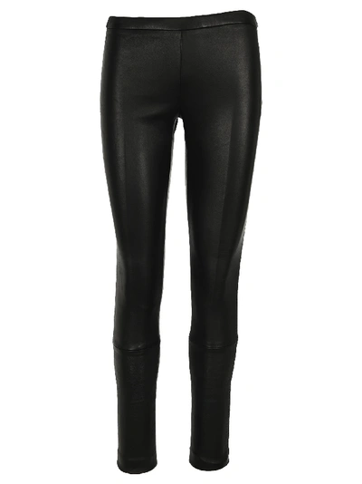 Shop Haider Ackermann Leather Leggings In Black