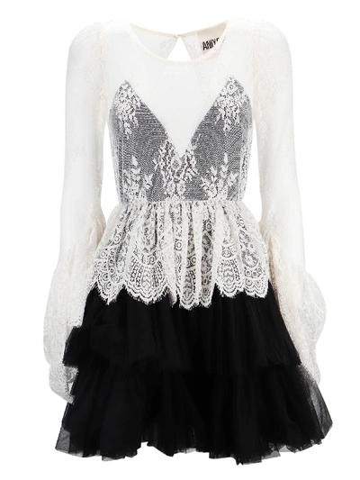 Shop Aniye By Jenna Dress In Black/white