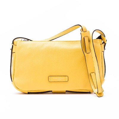 Shop Gianni Chiarini Leather Bag In Yellow