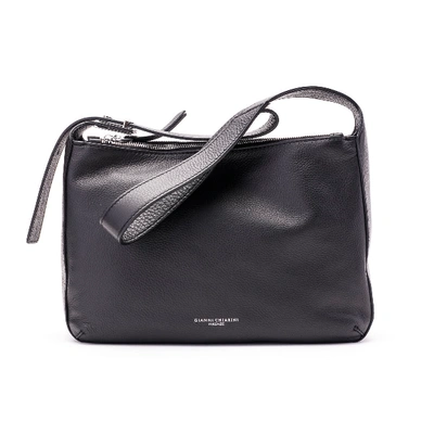 Shop Gianni Chiarini Leather Bag In Black