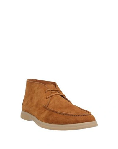 Shop Brunello Cucinelli Ankle Boots In Camel
