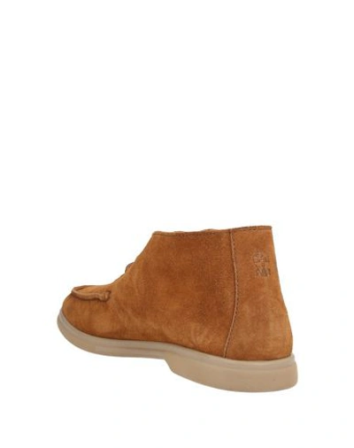Shop Brunello Cucinelli Ankle Boots In Camel