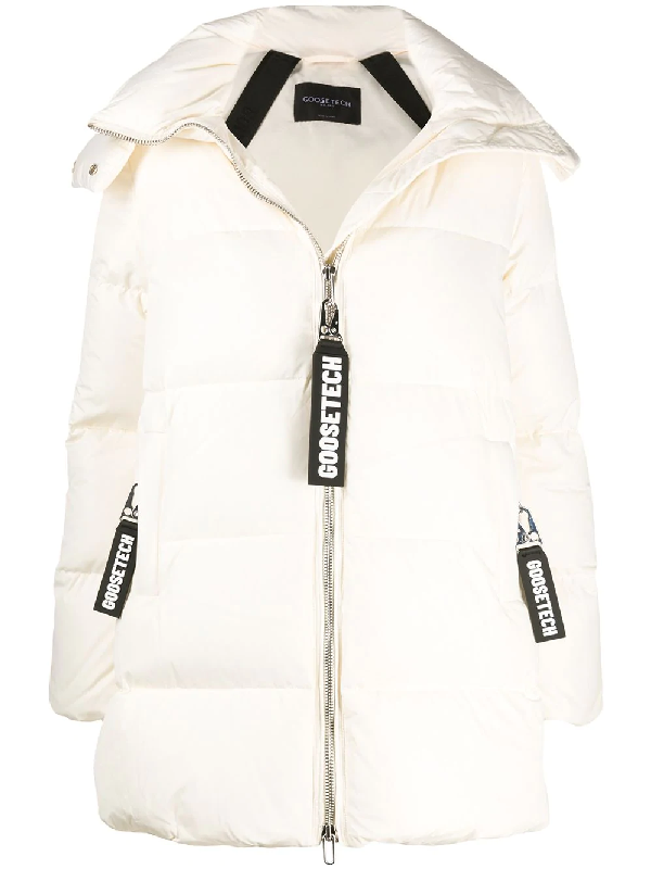 white padded coat