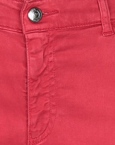 Emporio Armani Pants In Red