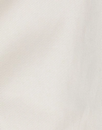 Shop Brunello Cucinelli Woman Pants Ivory Size 12 Cotton, Elastane In White