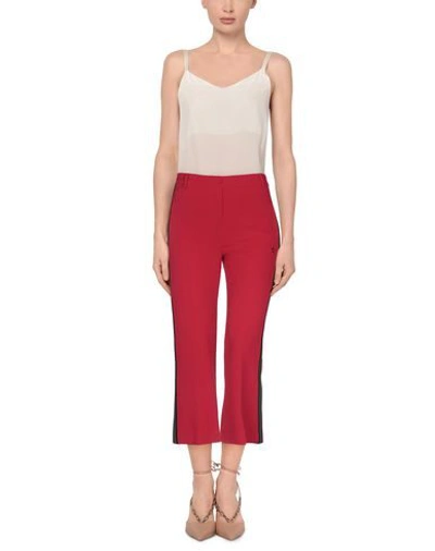 Shop The Editor Casual Pants In Red