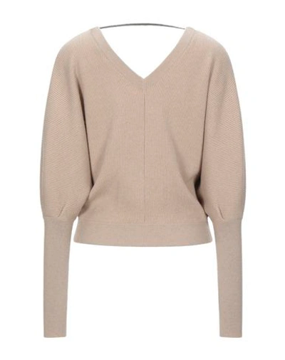Brunello Cucinelli Sweaters In Beige