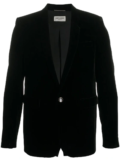 Shop Saint Laurent Classic Tailored Blazer In Black